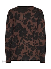 M&Co Petite Floral Printed Jumper - Bild 6 von 6