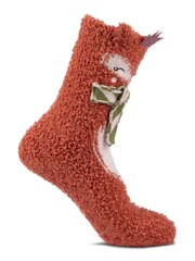 Totes Fox Ladies Novelty Supersoft Socks - Image 3 of 5
