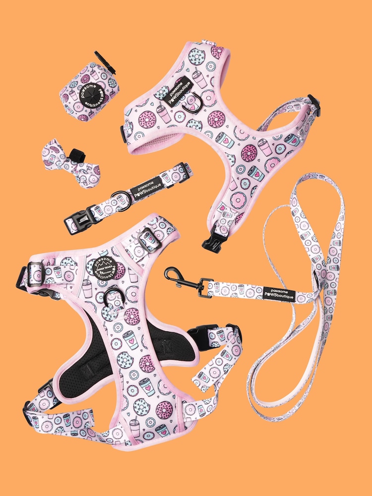 Pawsome Paws Boutique Pink blue Tough Trails Dog Harness - Image 2 of 4