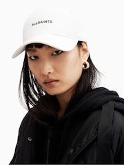 AllSaints White London Baseball Cap - Image 2 of 4