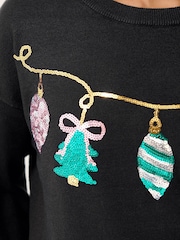 M&Co Petite Baubles Ziemassvētku rotājumu džemperis - Attēls 6 no 6
