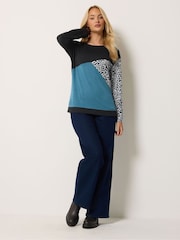 M&Co Green Animal Print Jumper - Image 2 of 6