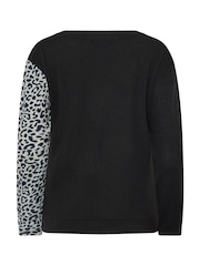 M&Co Green Animal Print Jumper - Image 6 of 6