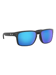 Oakley Holbrook Black/Blue Sunglasses - Image 4 of 13