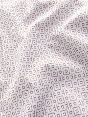 White 100% Cotton Textured Short Sleeve Shirt - Image 7 of 7