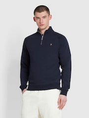 Farah Jim Quarter Zip Sweatshirt - Image 2 of 5
