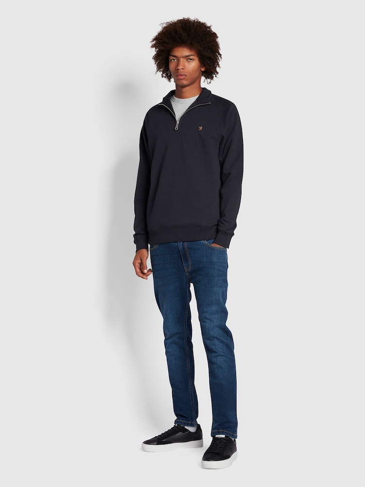 Farah Jim Quarter Zip Sweatshirt - Image 2 of 4 Farah Jim Quarter Zip Sweatshirt - Image 2 of 4