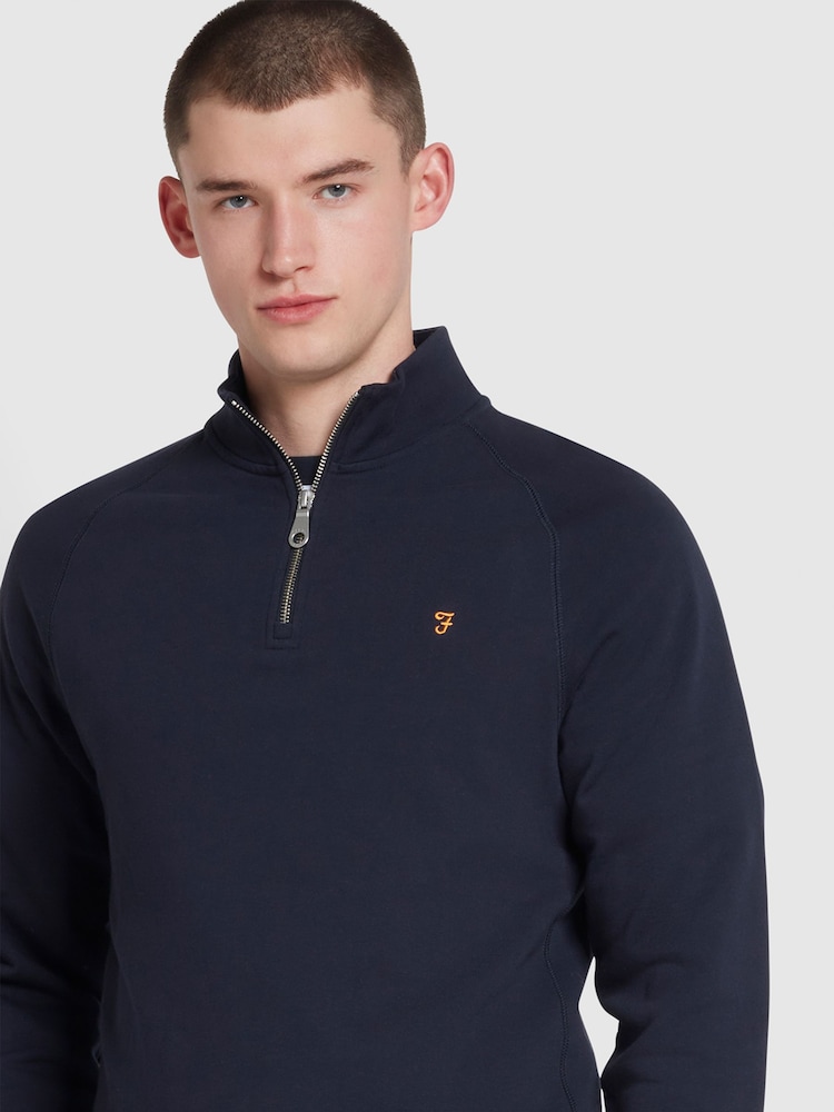 Farah Jim Quarter Zip Sweatshirt - Image 5 of 5