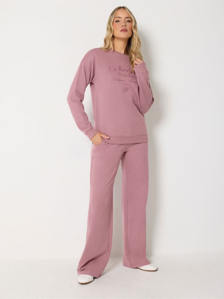 Long Tall Sally Crew Neck Embroidered Logo Sweatshirt - Bild 2 von 6