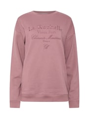 Long Tall Sally Crew Neck Embroidered Logo Sweatshirt - Bild 5 von 6