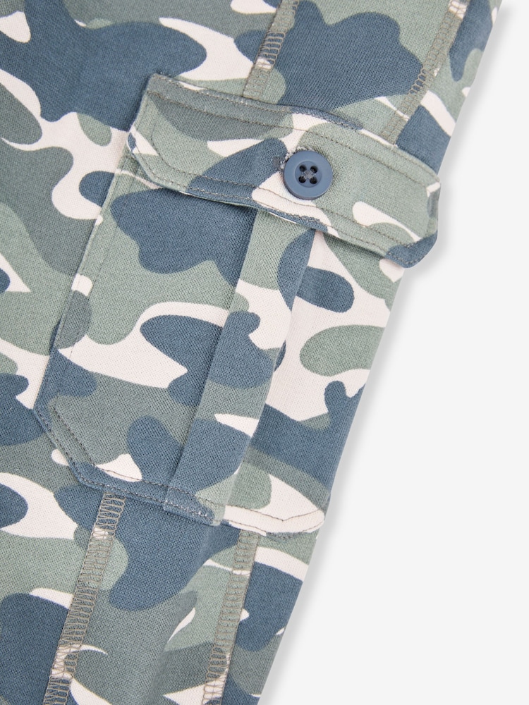 Pantalones de chándal cargo con estampado de camuflaje para niño de Jojo Maman Bébé - Imagen 3 de 3