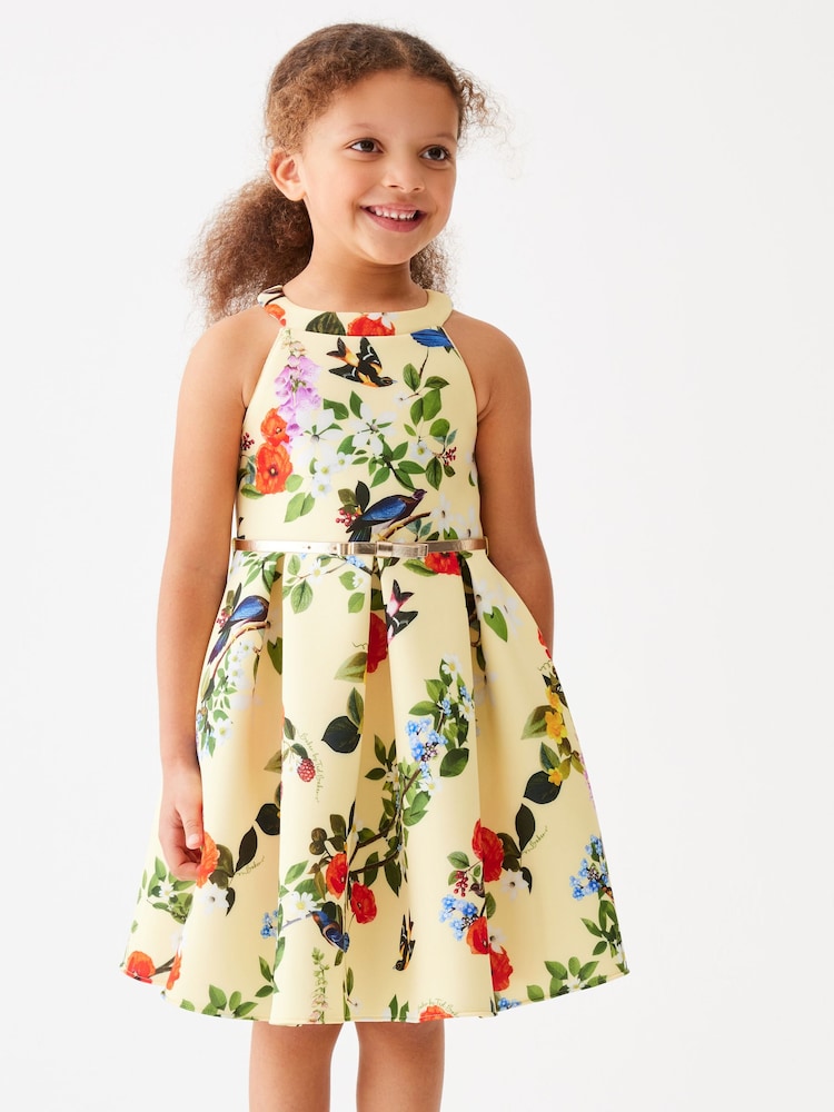 Baker by Ted Baker Floral Belted Scuba Dress - Image 2 of 8