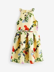 Baker by Ted Baker Floral Belted Scuba Dress - Image 5 of 8