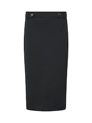 M&Co Black Tab Detail Scuba Pencil Skirt - Image 5 of 6