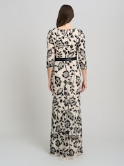 Gina Bacconi Murphy Embroidered Sequin Maxi Dress - Bild 2 von 7