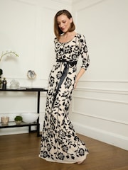 Gina Bacconi Murphy Embroidered Sequin Maxi Dress - Bild 7 von 7