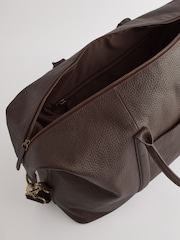 Brown Leather Holdall Bag - Image 12 of 13