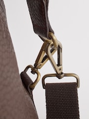 Brown Leather Holdall Bag - Image 9 of 13