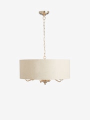 Brushed Chrome Burford 6 Light Chandelier Light - Image 5 of 5