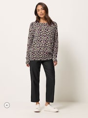 M&Co Natural Petite Animal Printed Jumper - Image 2 of 6
