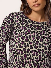 M&Co Natural Petite Animal Printed Jumper - Image 4 of 6