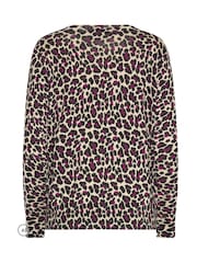 M&Co Natural Petite Animal Printed Jumper - Image 6 of 6