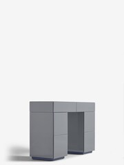 Grey Sloane Glass Collection Luxe Console Dressing Table - Image 5 of 6