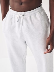 Light Grey Oversized Cotton Blend Cuffed Joggers - Image 4 of 9