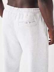 Light Grey Oversized Cotton Blend Cuffed Joggers - Image 5 of 9
