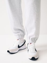 Light Grey Oversized Cotton Blend Cuffed Joggers - Image 6 of 9