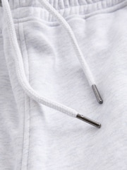 Light Grey Oversized Cotton Blend Cuffed Joggers - Image 8 of 9