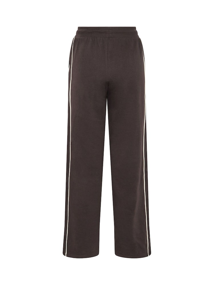 Marrón - Long Tall Sally Piped Wide Leg Joggers - Imagen 6 de 6