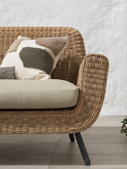 MADE.COM Natural Jonah Garden 3 Seater Sofa Polyrattan - Image 3 of 7