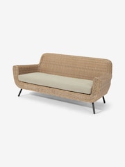 MADE.COM Natural Jonah Garden 3 Seater Sofa Polyrattan - Image 4 of 7
