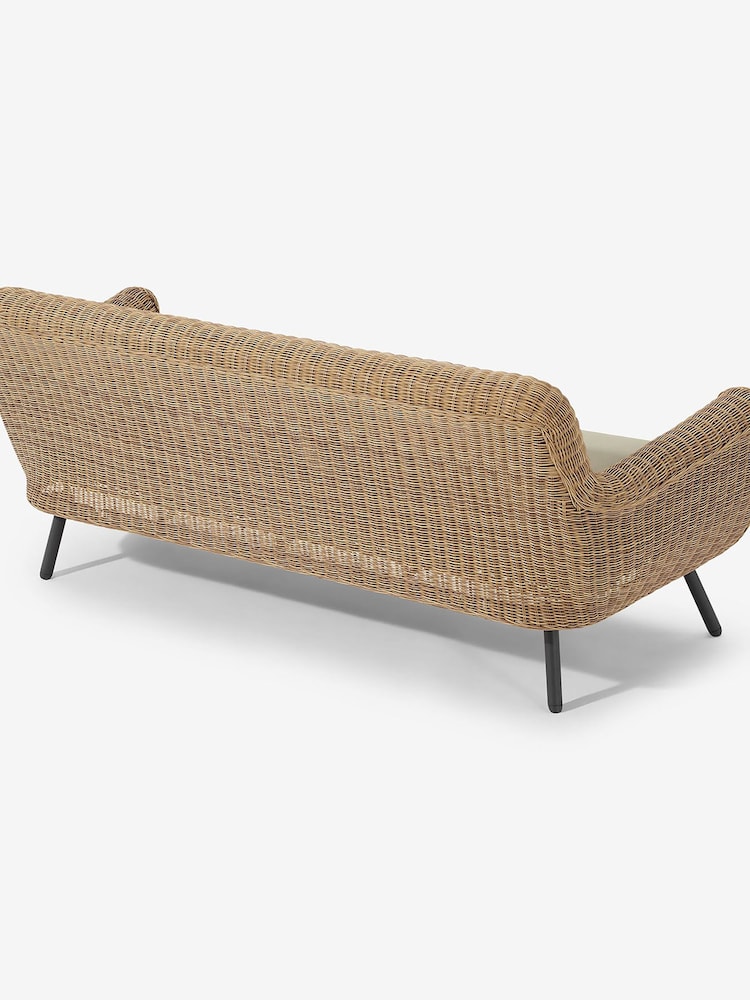 Buy Natural Jonah Garden Seater Sofa Polyrattan from - Main Image