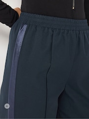 Long Tall Sally Blue Satin Stripe Wide Leg Trouser - Image 4 of 6