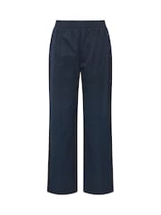 Long Tall Sally Blue Satin Stripe Wide Leg Trouser - Image 5 of 6