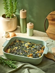 Peugeot Sage Green Ceramic 32cm Rectangle Oven Dish - Image 1 of 6