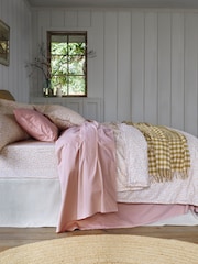 Piglet in Bed Butterscotch Floral 100% Cotton Duvet Cover - Image 1 of 3