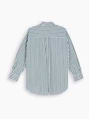 Levi's® Stripe Green Lola 100% Cotton Shirt - Image 4 of 5