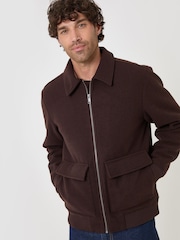 Threadbare легкая куртка из искусственной шерсти с воротником - Изображение 5 5