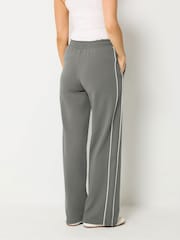 Gris - Long Tall Sally Piped Wide Leg Joggers - Imagen 3 de 7