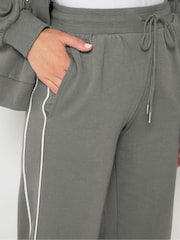 Gris - Long Tall Sally Piped Wide Leg Joggers - Imagen 4 de 7