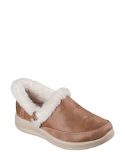 Skechers Chestnut Brown Cozy Escape Slippers - Image 2 of 3
