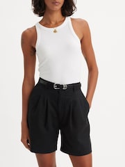 Levi's® Caviar Pleated Tailored Shorts - Image 1 of 8