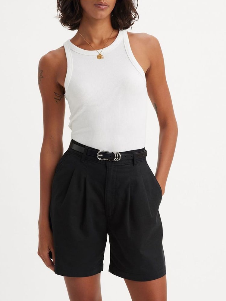 Levi's® Caviar Pleated Tailored Shorts - Image 1 of 8