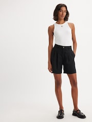 Levi's® Caviar Pleated Tailored Shorts - Image 4 of 8