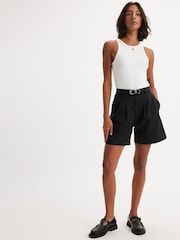 Levi's® Caviar Pleated Tailored Shorts - Image 5 of 8