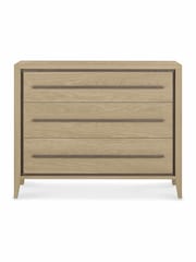 Bentley Designs Natural Rimini Oak 3 Drawer Chest - Image 3 of 3