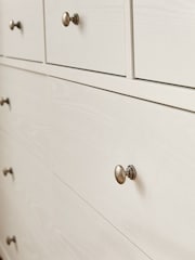 Chalk Malvern Paint Effect 10 Drawer Chest of Drawers - Image 6 of 11